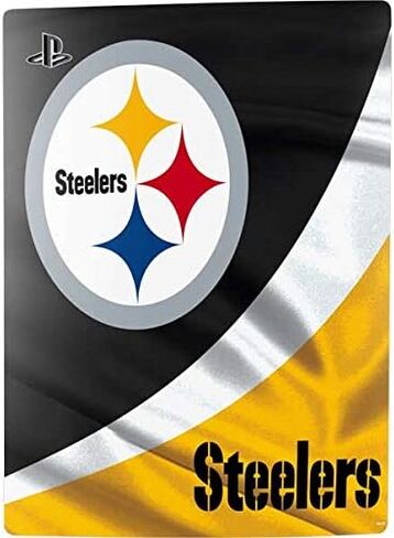 Skinit Decal Gaming Skin Compatible with PS5 Console - Officially Licensed NFL Pittsburgh Steelers Design in Kuwait