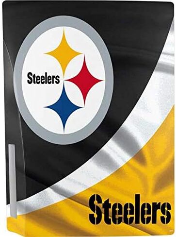 Skinit Decal Gaming Skin Compatible with PS5 Console - Officially Licensed NFL Pittsburgh Steelers Design in Kuwait