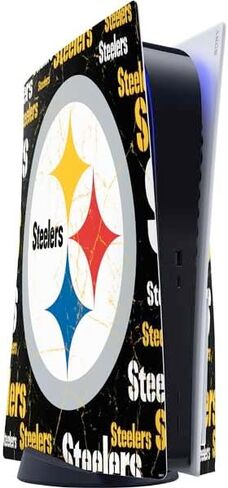 Skinit Decal Gaming Skin Compatible with PS5 Console - Officially Licensed NFL Pittsburgh Steelers Design in Kuwait