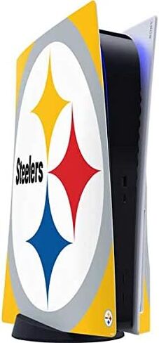 Skinit Decal Gaming Skin Compatible with PS5 Console - Officially Licensed NFL Pittsburgh Steelers Design in Kuwait