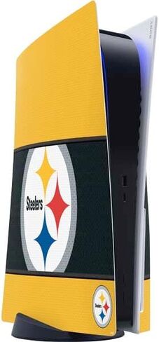 Skinit Decal Gaming Skin Compatible with PS5 Console - Officially Licensed NFL Pittsburgh Steelers Design in Kuwait