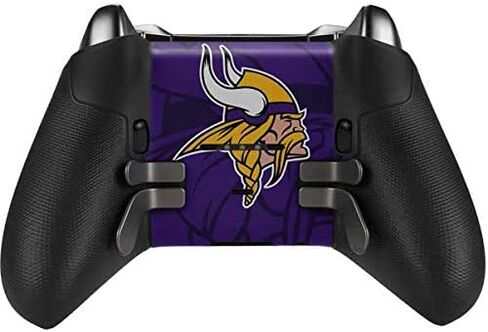ملصق Skinit المخصص للألعاب متوافق مع وحدة التحكم اللاسلكية Xbox Elite Series 2 - تصميم رؤية مزدوجة مرخص رسميًا من NFL Minnesota Vikings in Kuwait