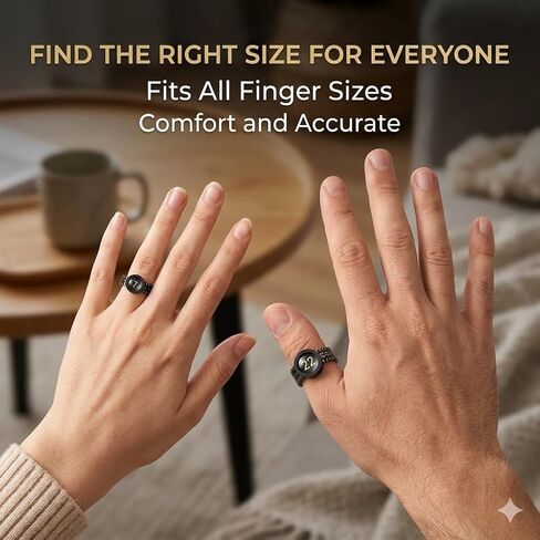 2 Pcs Ring Sizer Measuring Tool, Reusable Ring Size Finder with Magnifier, Accurate US Sizes 1-17 Ring Measurement Tool for Men & Women, Finger Sizer Gauge for Jewelry Sizing. in Saudi Arabia