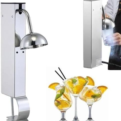 Mini Glass Chiller Glass Froster,Thrill Glass Chiller Cooler Freezer with Multicolor LED Light,-25°c Instant Cooling Drink,Stainless Steel Chiller in 6 Seconds,for Bar Restaurant B in Saudi Arabia