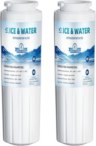 EDR4RXD1 UKF8001 Water Filter Compatible with Every-Drop Filter 4, Replace Whirl-pool Maytag Kitchen-aid Ukf8001axx-200, Hdx Fmm-2, Whr4rxd1, Water Filter 3-Pack QWFIZ in Saudi Arabia
