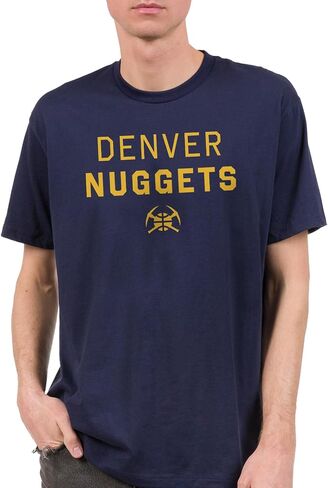 Junk Food NBA - Core Stacked - Officially Licensed Adult Short Sleeve Fan Tee for Men and Women in Saudi Arabia