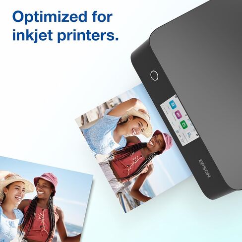ورقة صور لامعة Epson S041156 ، 52 رطلاً. ، لامع ، 11 × 17 (حزمة من 20 ورقة) ، أبيض in Kuwait