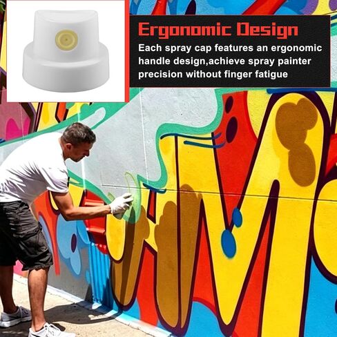 Universal Spray Paint Caps 26 Assorted Caps and Tips Adapter Replacement for Different Spray Cans Sprays Paint Nozzles Sprays Paints Tips for Graffiti, Auto Repair, DIY Projects in Saudi Arabia