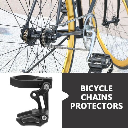 Hemoton Mountain Bike Chain Guide Chain Protector Single Chainring Front Derailleur Black for Off-Road Cycling in Saudi Arabia