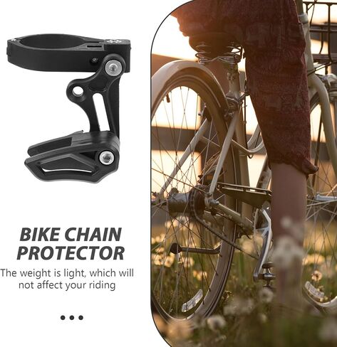 Hemoton Mountain Bike Chain Guide Chain Protector Single Chainring Front Derailleur Black for Off-Road Cycling in Saudi Arabia