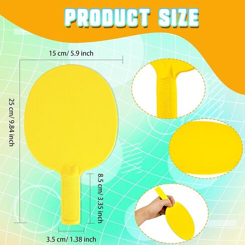 10 Pcs Plastic Table Tennis Paddles Unbreakable Ping Pong Rackets Portable Textured Grip for Beginner Kids Adults Outdoor Training Party in Saudi Arabia