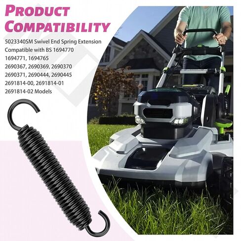 5023340SM Swivel End Spring Extension Compatible with BS 1694765 2690371 5900503 5900707 2690445 Lawn Mowers in Kuwait