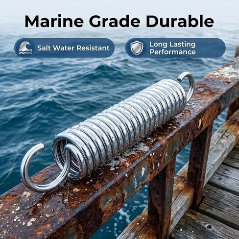 12 Pack 9600 Stainless Steel Extension Springs, 1/4 Inch x 1-1/2 Inch | Wire Diameter 0.035'', Compression Springs for Appliances, Marine, Toys, Automotive, Tools, Contraptions, Mechanical Devices in Kuwait