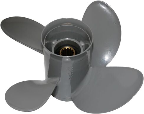 المروحة الخارجية ذات 4 شفرات مناسبة لمحرك هوندا BF35/40/45/50/60HP، 13 سنًا، RH، دعامة قارب من الألومنيوم in Kuwait