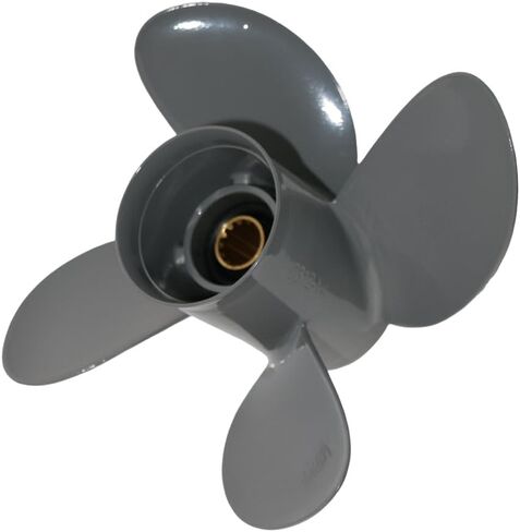 المروحة الخارجية ذات 4 شفرات مناسبة لمحرك هوندا BF35/40/45/50/60HP، 13 سنًا، RH، دعامة قارب من الألومنيوم in Kuwait