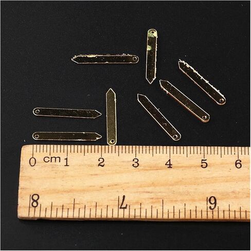 Washer,Stainless Washer, Paillettes Applique, 1200Pcs/lot 2 * 19mm Gold Rectangle Bar Arrow Tie PVC Loose Sequins Sewing Wedding Craft(Silver) in Kuwait