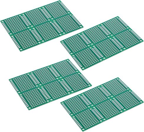 24 قطعة من لوحة دوائر PCB Perfboard لوحة أداء نموذجية أحادية الجانب، لوحات لحام 1.2 بوصة × 1.2 بوصة للحام DIY ولوحات دوائر المشروع الإلكترونية، لوحة تجارب قابلة للحام، أخضر in Kuwait