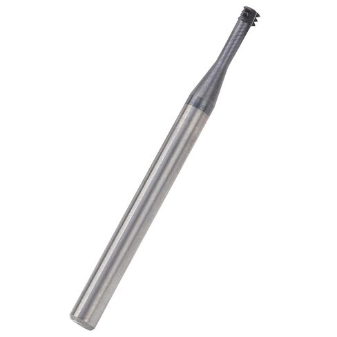 Thread Milling Cutter Tungsten Steel CNC Hand Tool M4x0.7xD4x50, 3 Tooth Metric 60° - High Wear Resistance, for Precision Milling in Kuwait
