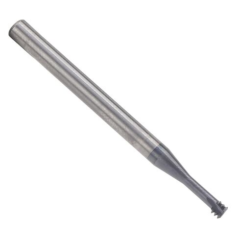 Thread Milling Cutter Tungsten Steel CNC Hand Tool M4x0.7xD4x50, 3 Tooth Metric 60° - High Wear Resistance, for Precision Milling in Kuwait