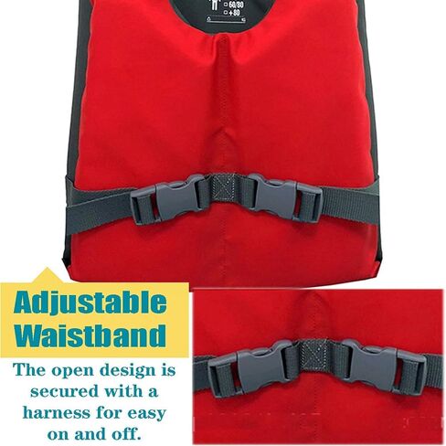 Fly Fishing Vest Adjustable Waist Open Side Design Durable Nylon for River Trout Stream Kayak Outdoor Angling in Kuwait