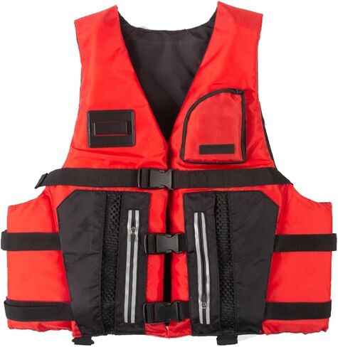 Fly Fishing Vest Secure Zip Storage Adjustable Waist Configuration for River Trout Stream Kayak Outdoor Angling in Kuwait