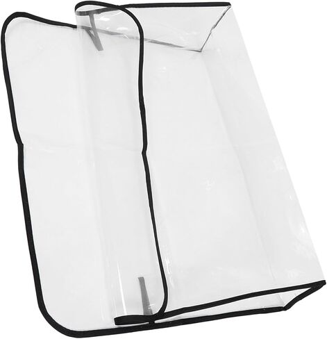 Homoyoyo PVC Barbershop Chair Backrest Cover Protector, Waterproof Plastic Chair Back Cover for Beauty Salon and Nail Salon, Prevents Hair, Dust Buildup, and Chemical Damage in Kuwait
