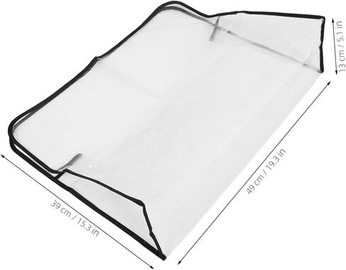 Homoyoyo PVC Barbershop Chair Backrest Cover Protector, Waterproof Plastic Chair Back Cover for Beauty Salon and Nail Salon, Prevents Hair, Dust Buildup, and Chemical Damage in Kuwait