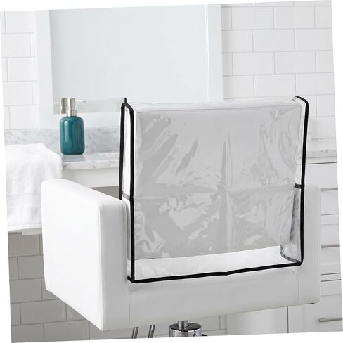 Beavorty Waterproof PVC Salon Chair Back Cover for Nail and Beauty Salons Easy Setup Chair Backrest Protector in Kuwait
