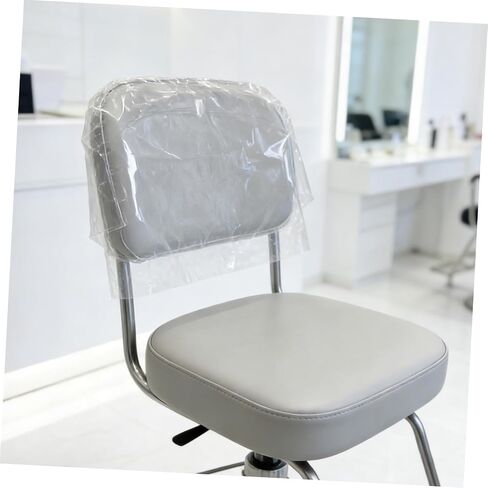 غطاء خلفي لكرسي صالون التجميل من الفينيل iplusmile غطاء حماية بلاستيكي مقاوم للماء لصالون الحلاقة وكراسي التدليك 25.6 × 12.8 بوصة، واقي ظهر المقعد سهل التنظيف لمصفف الشعر وصالون التجميل in Kuwait