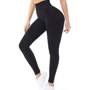 LEEKEWAY Workout Leggings for Women, Butt Lifting Scrunch Leggings Seamless Tummy Control Yoga Pants High Waist Activewear in Saudi Arabia