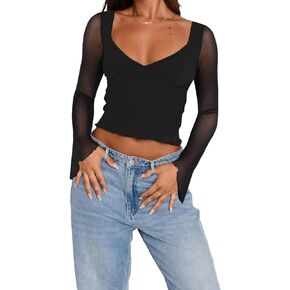 Women Camisole Low Cut Tank Crop Top Sleeveless Spaghetti Straps Backless Lacing Patchwork Tops for Party Club