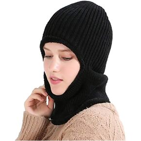 Anna-Kaci Women Men Solid Unisex Ski Sport Outdoor Winter Knitted Balaclava Beanie Hat
