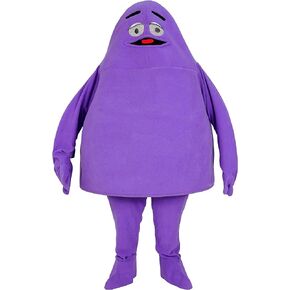 Grimace Costume Purple Grimace Cosplay Costume for Adult and Kids