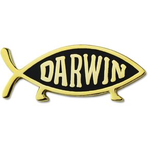 EvolveFISH Darwin Fish Lapel Pin