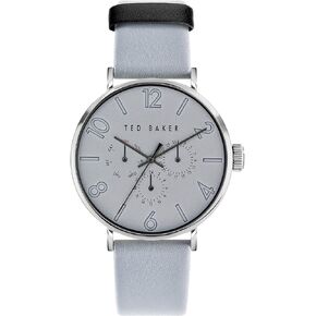 Ted Baker Gents Grey Eco -Leather Strap Watch (Model: BKPPGS3029I)