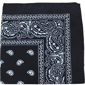 Pack of 48 Paisley Cotton Bandanas Novelty Headwraps - Bulk Wholesale - 22 inches