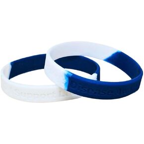 Jeirles Wholesale 25 - I Support Lou Gehrig's Disease Awareness Bracelets 100% Medical Grade Silicone - Latex and Toxin Free - 25 Bracelets - Show Your Support For Lou Gehrig's Disease Awareness