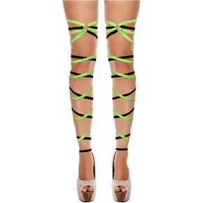 deladola Leg Wraps Rave O Ring Non-Slip Leg Straps Dancing Music Festivals Costume for Women and Girls