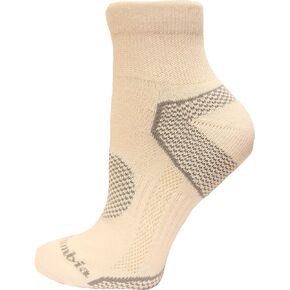 Columbia Women's Balance Point Walk Quarter Socks, White, 2 Pair, Women's 4-10 shoe/9-11 Sock
