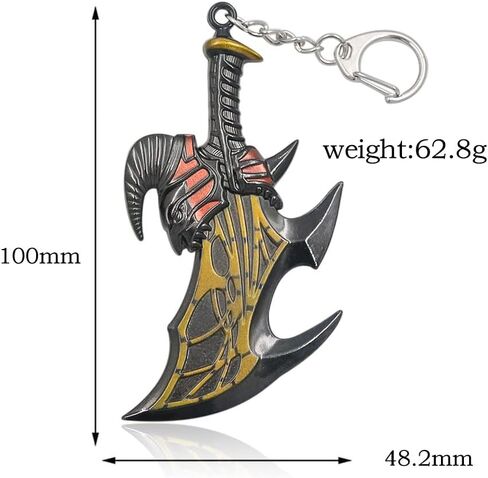 P1PSZ For Blades of Chaos keychain Keychain Set Leviathan Axe Hammer Gifts for Fan in Saudi Arabia