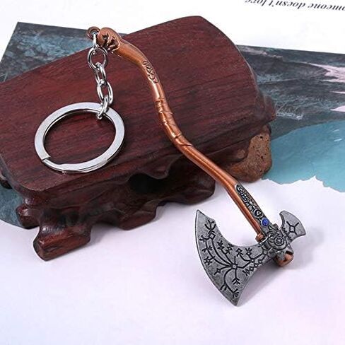 P1PSZ For Blades of Chaos keychain Keychain Set Leviathan Axe Hammer Gifts for Fan in Saudi Arabia