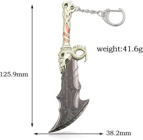 P1PSZ For Blades of Chaos keychain Keychain Set Leviathan Axe Hammer Gifts for Fan in Saudi Arabia