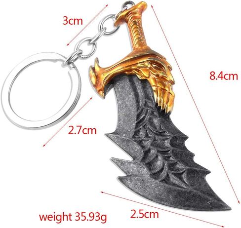P1PSZ For Blades of Chaos keychain Keychain Set Leviathan Axe Hammer Gifts for Fan in Saudi Arabia