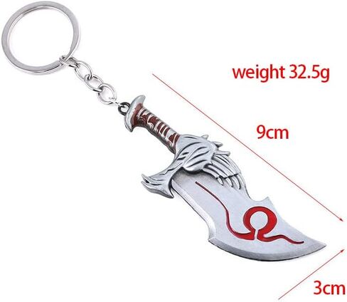 P1PSZ For Blades of Chaos keychain Keychain Set Leviathan Axe Hammer Gifts for Fan in Saudi Arabia