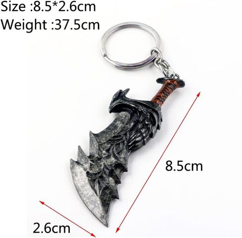 P1PSZ For Blades of Chaos keychain Keychain Set Leviathan Axe Hammer Gifts for Fan in Saudi Arabia