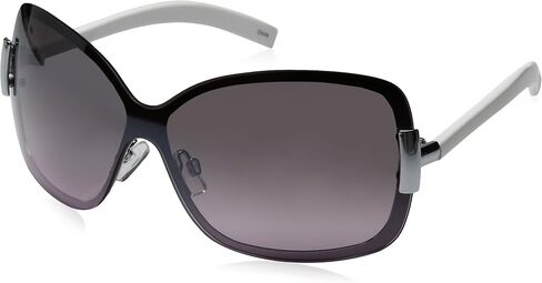 CIRCUS NY BY SAM EDELMAN Women's Cc201 Metal Shield Rectangular Sunglasses with Uv400 Protection-Trendy Gifts for Her, 132mm in Saudi Arabia