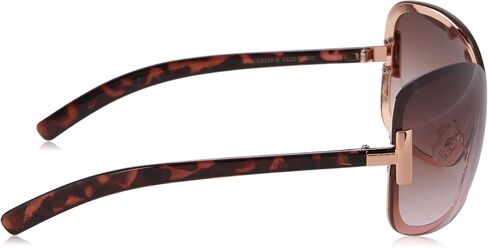 CIRCUS NY BY SAM EDELMAN Women's Cc201 Metal Shield Rectangular Sunglasses with Uv400 Protection-Trendy Gifts for Her, 132mm in Saudi Arabia