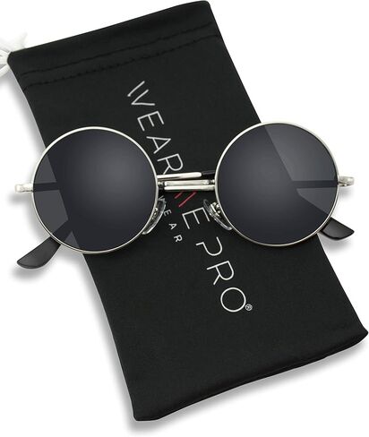 وير مي برو - نظارة شمسية ريترو سيركل ملونة in Kuwait