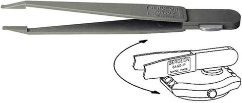Bergeon 6460-P Plastic Battery tweezer with Battery Hatch Opener for Watches in Saudi Arabia