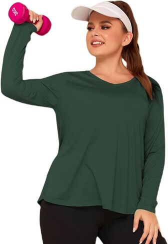 LALAGEN 2024 حجم كبير تجريب تانك القمم للنساء فضفاضة تناسب أكمام Flowy الرياضة اليوغا رياضي قمصان للجري L-5X in Kuwait